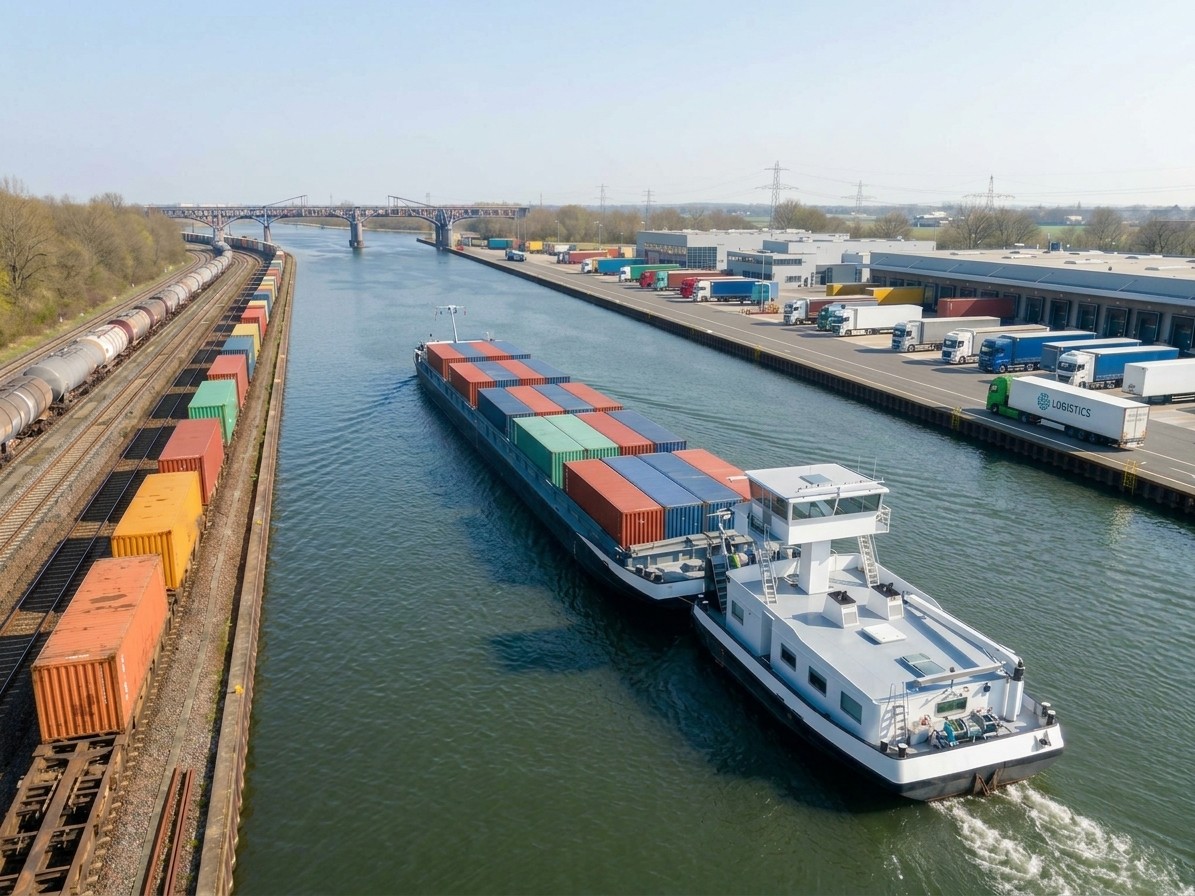 Intermodal distribution across Europe's busiest trade corridors